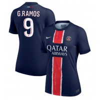 Paris Saint-Germain Goncalo Ramos #9 Fotballklær Hjemmedrakt Dame 2024-25 Kortermet